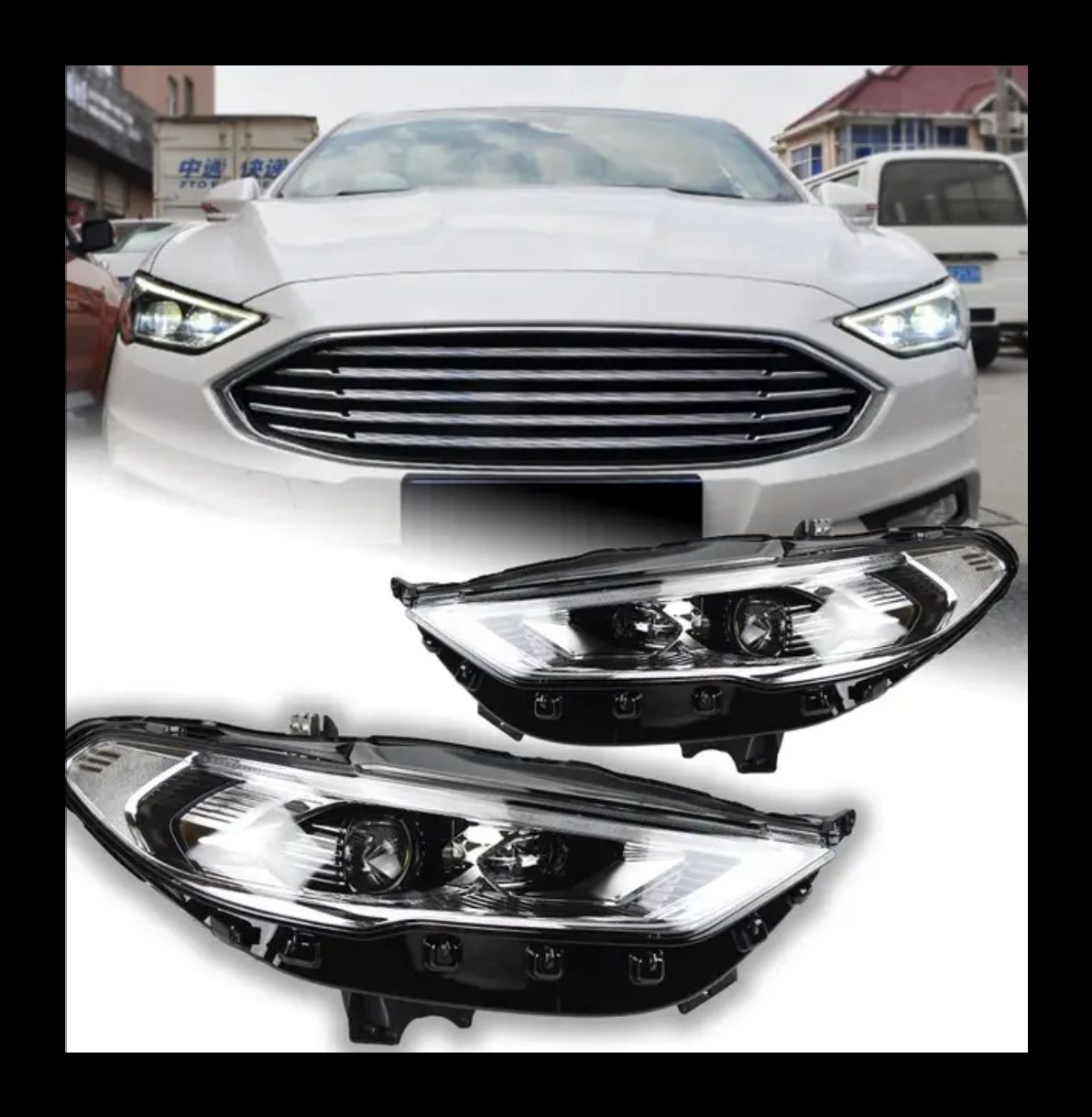 Фары Ford Fusion 2017-2020 Full Led