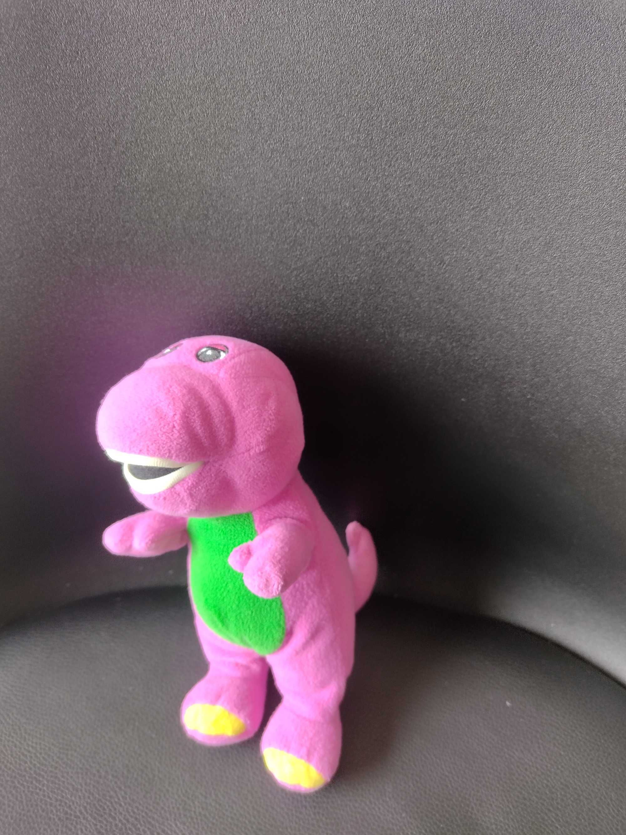 Boneco Barney pelúcia 20 cm, original