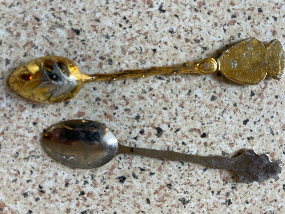 Сувенірна чайна ложечка у твою колекцію 2 шт. різний дизайн