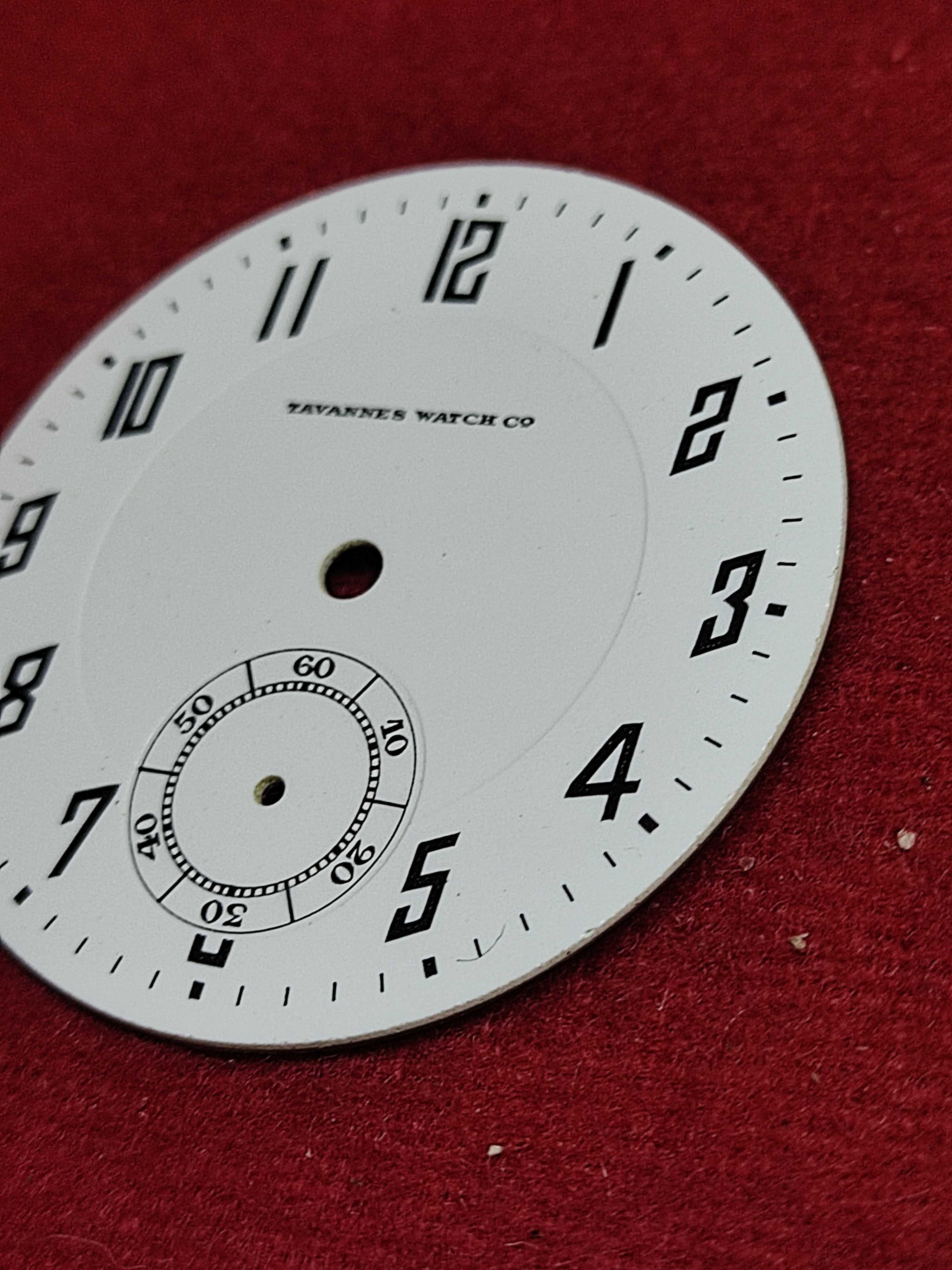 Tavannes, 2 mostradores relogio bolso, 553