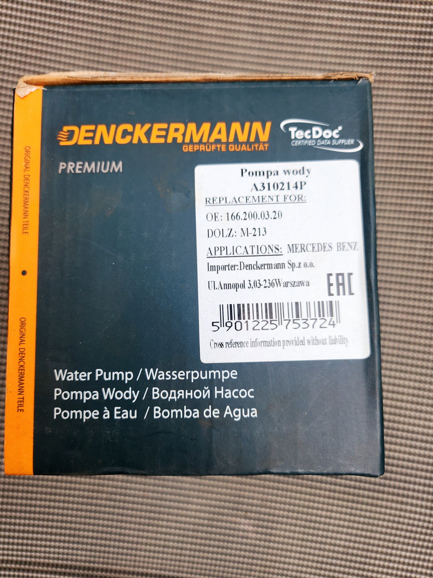 Pompa wody A310214P