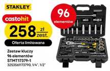 Nowy Zestaw kluczy Nasadowych walizka Stanley 1/4" 1/2" 96 szt.