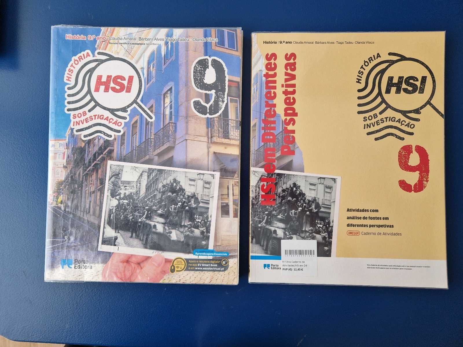 Manual de História HSI+Caderno de exercícios - 9.º Ano