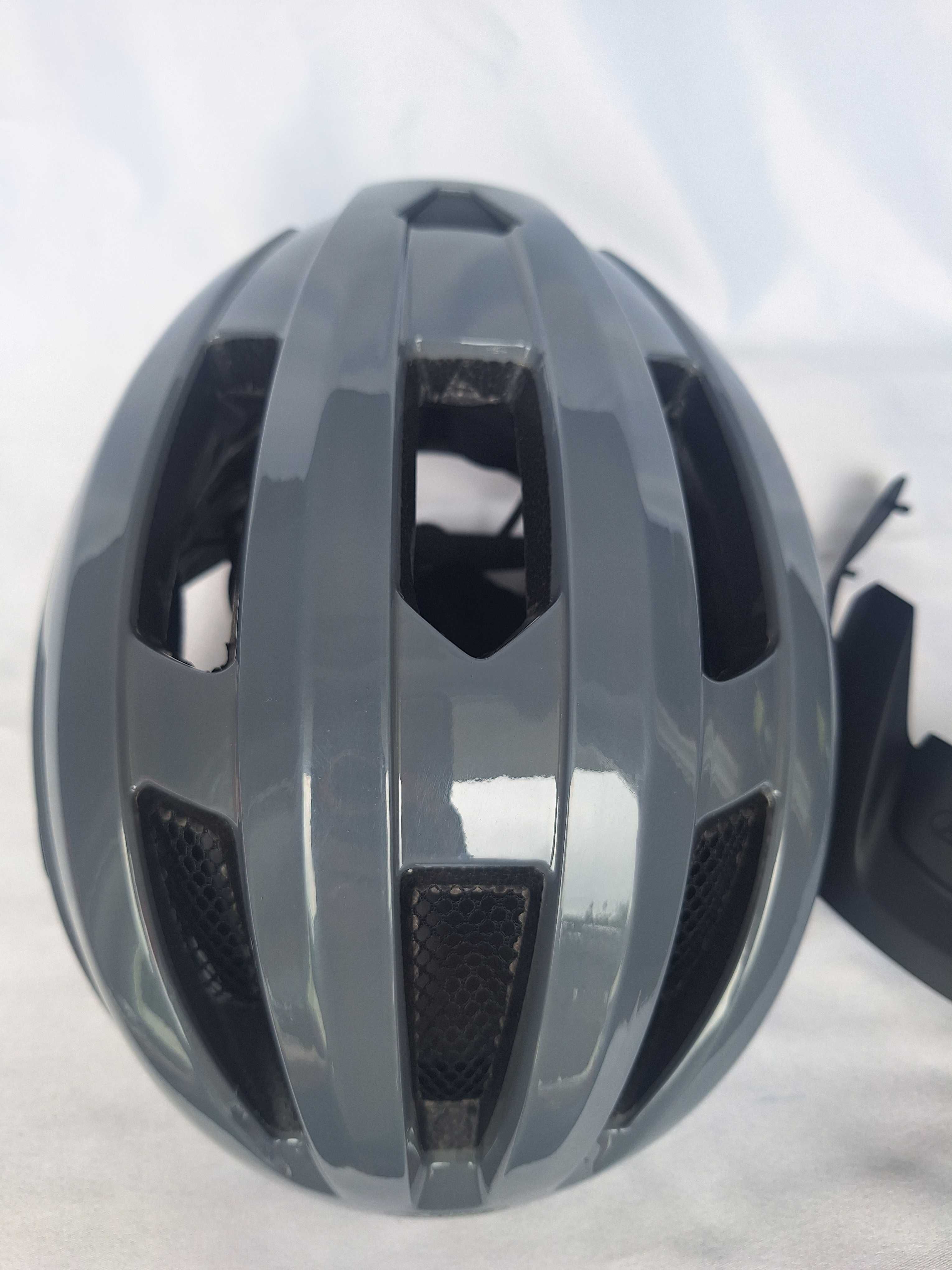 Kask rowerowy Abus Macator Race Grey L 58-62cm