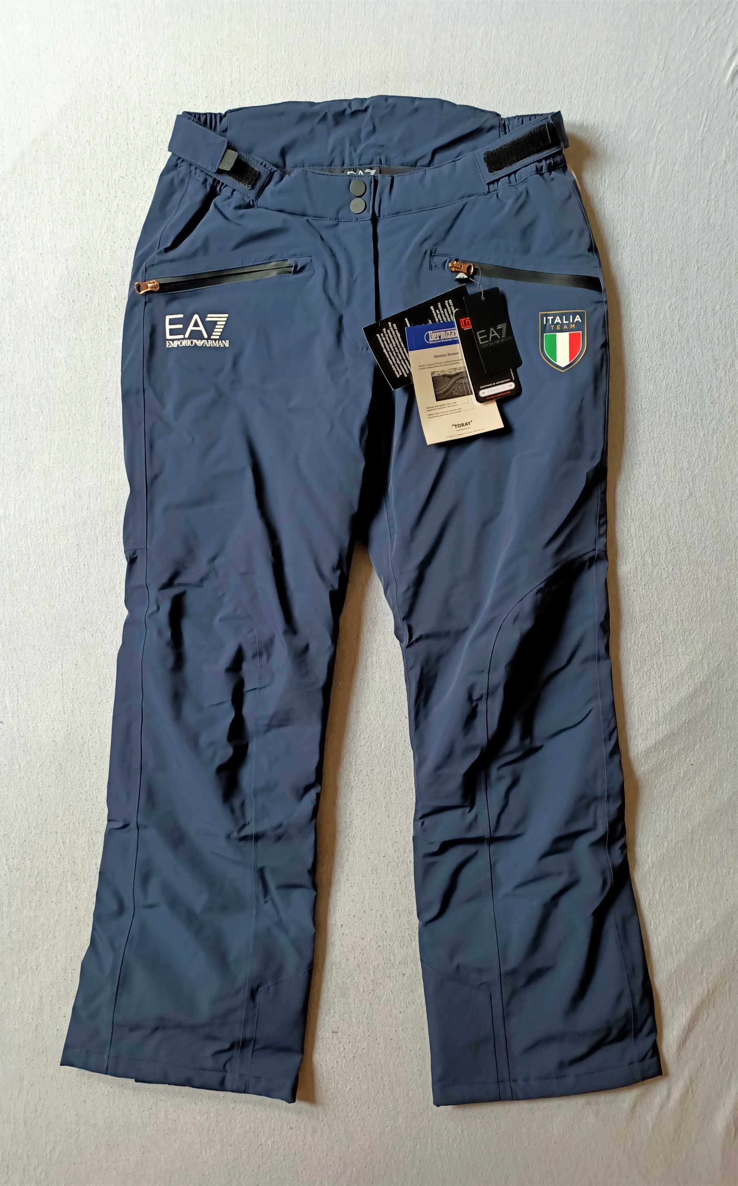 Damskie spodnie narciarskie Emporio Armani EA7 Italia Team rozmiar XXL