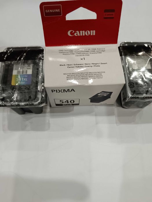 Tinteiros Canon 540 e 541 XL