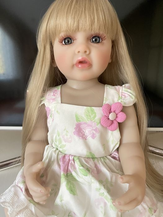 Лялька реборн вінілова, силіконова