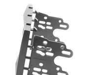 MOLDURA ADAPTADOR PRETO PARA RADIO 2-DIN PARA OPEL ASTRA ANTARA CORSA ZAFIRA