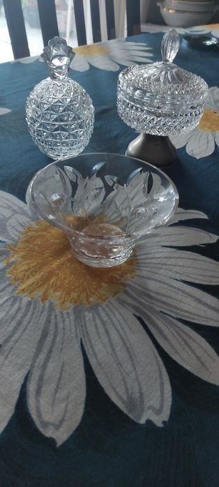 Conjunto de várias peças de Cristal