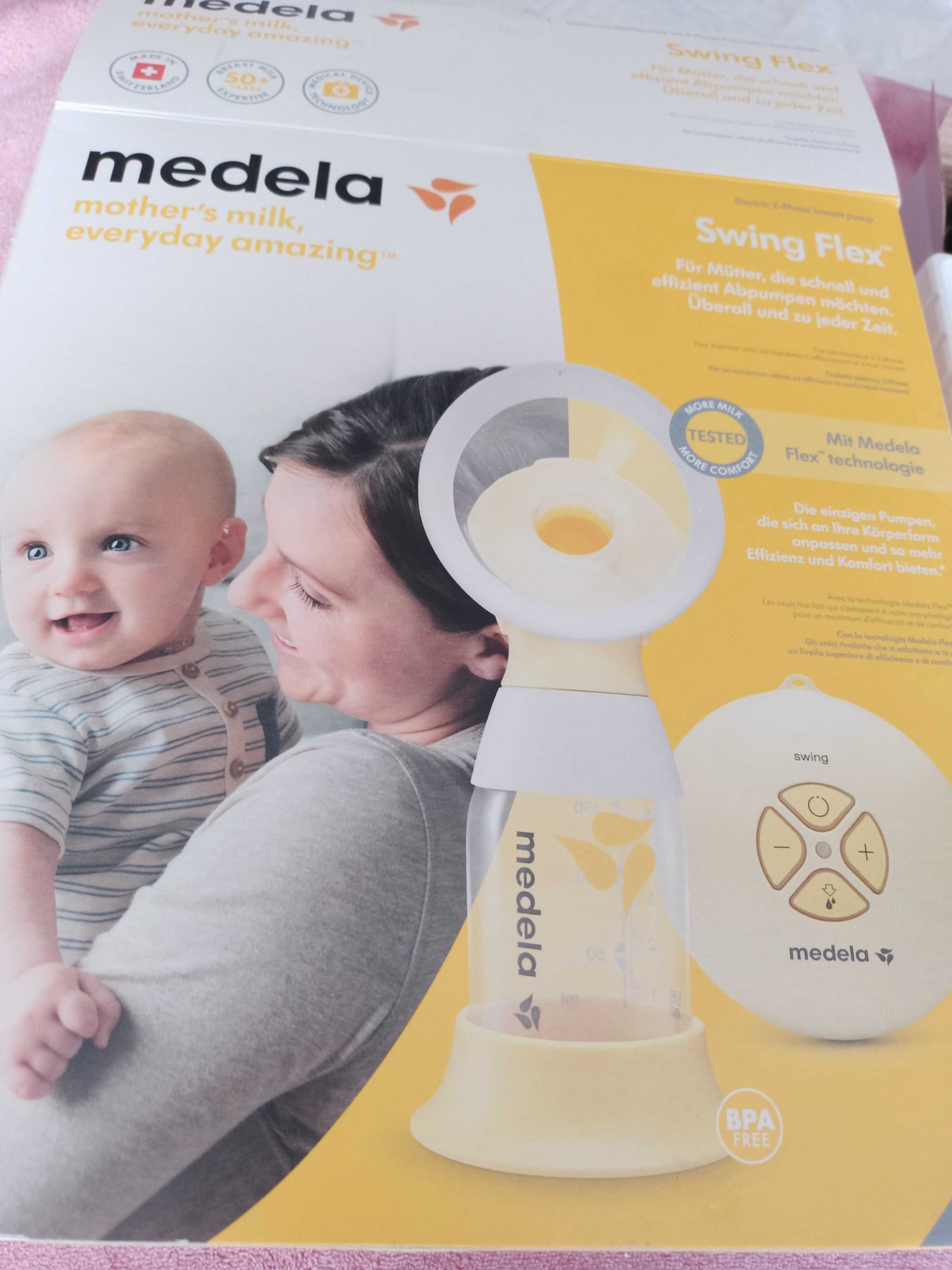 Laktator Medela Swing Flex prawie nowy, PRZENOSNY