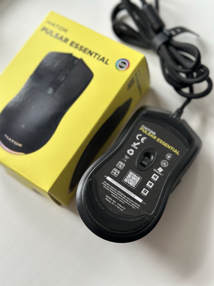 Миша Hator Pulsar Essential USB Black