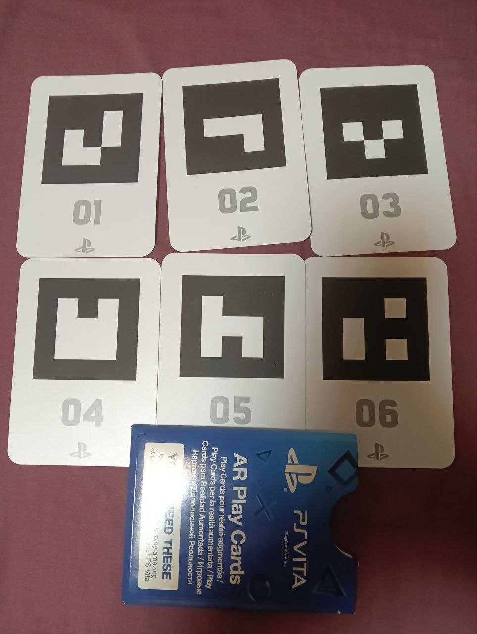 Карточки дополненной реальности Playstation Vita AR Play Cards