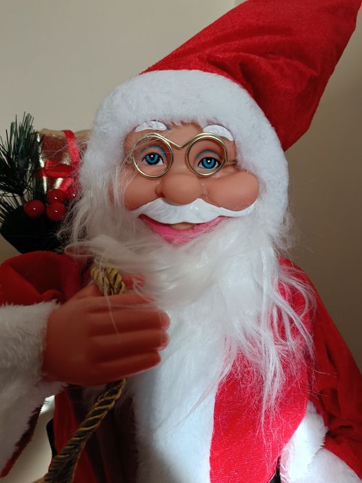 Figurka Świętego Mikołaja H62cm, prezent na Święta. Nowe