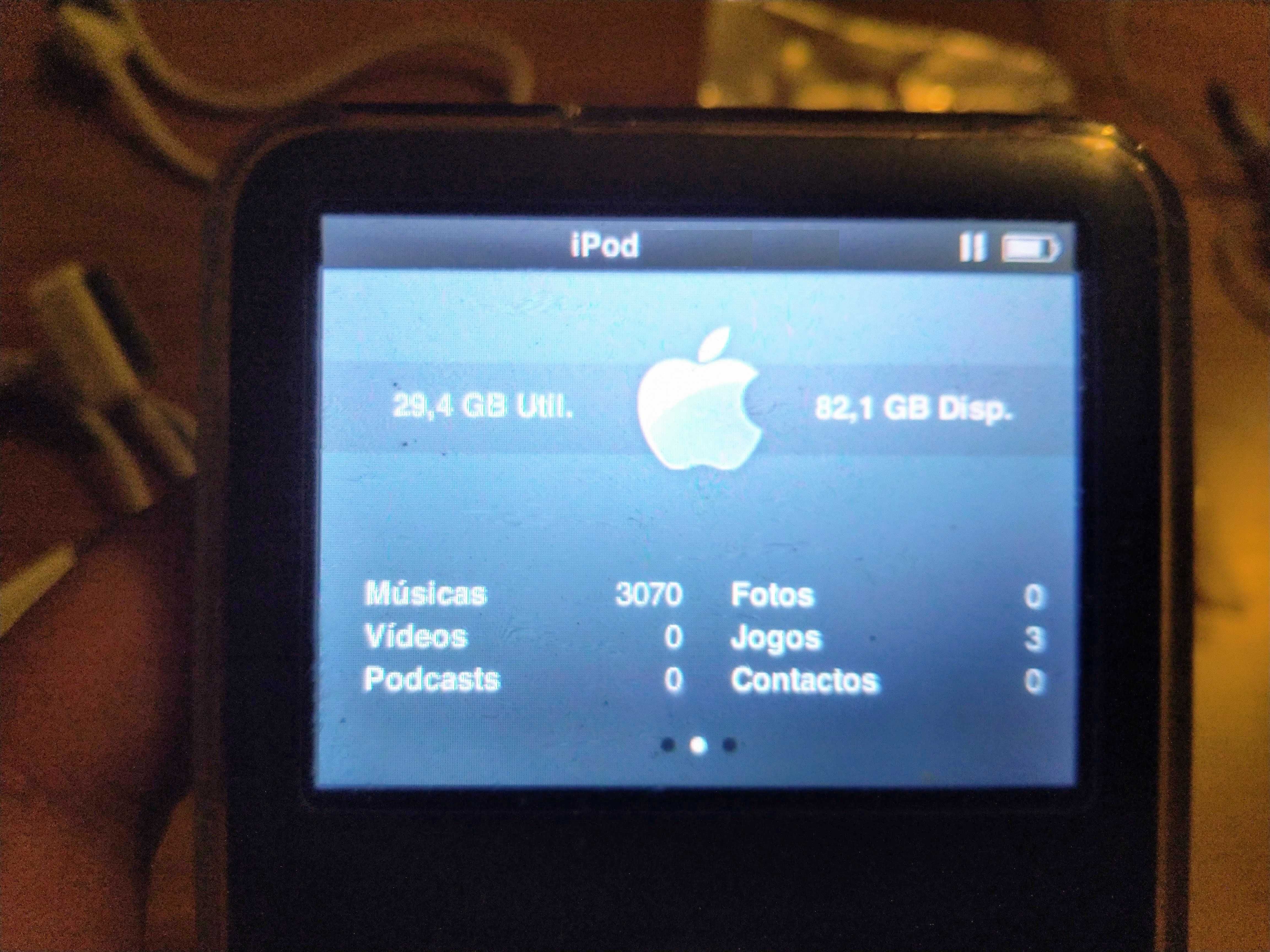 APPLE iPod Classic de 128GB, Edição Limitada da Banda U2 (Como Novo)