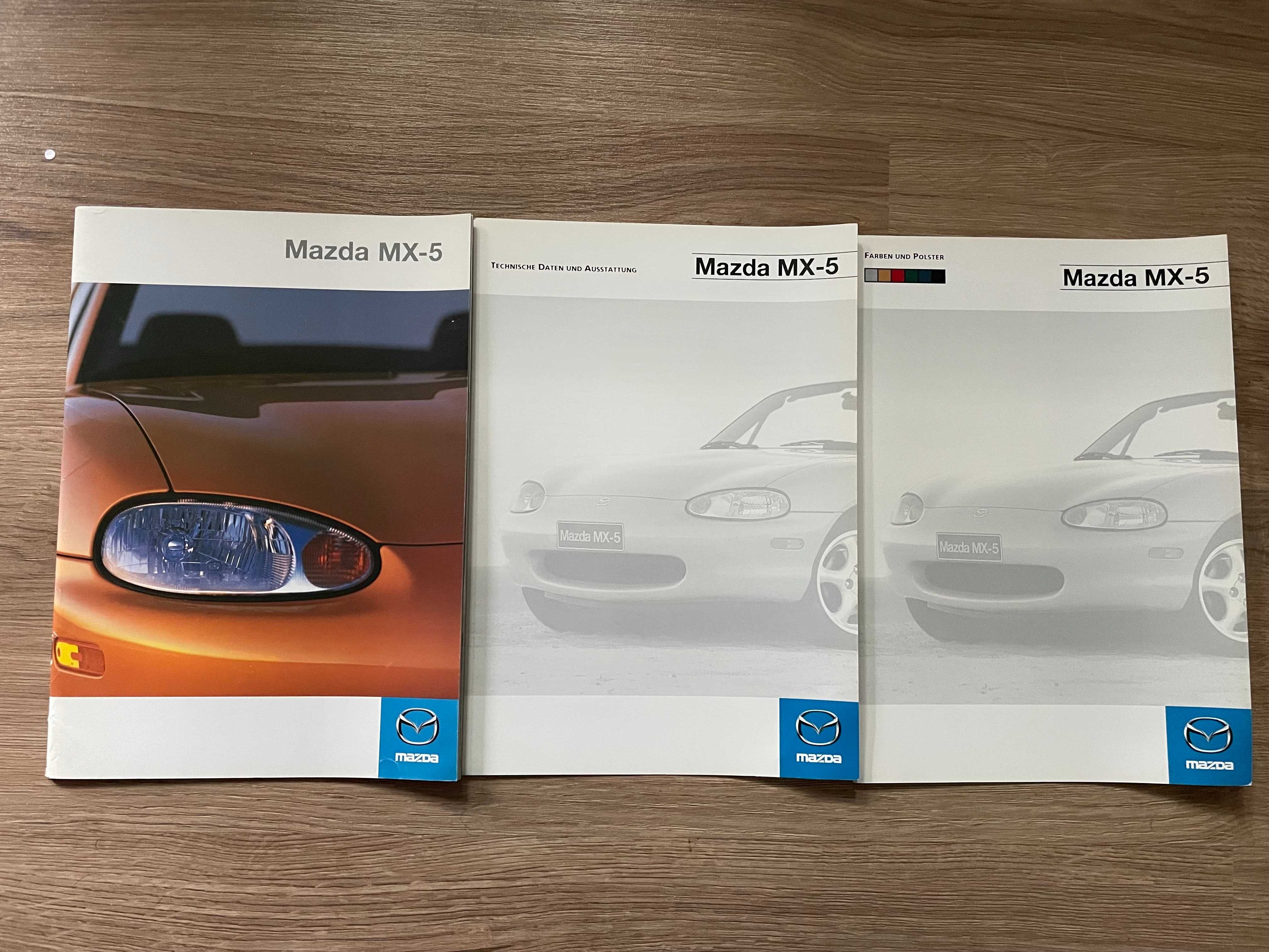 Katalog prospekt Mazda MX-5 1999 r. 32 strony