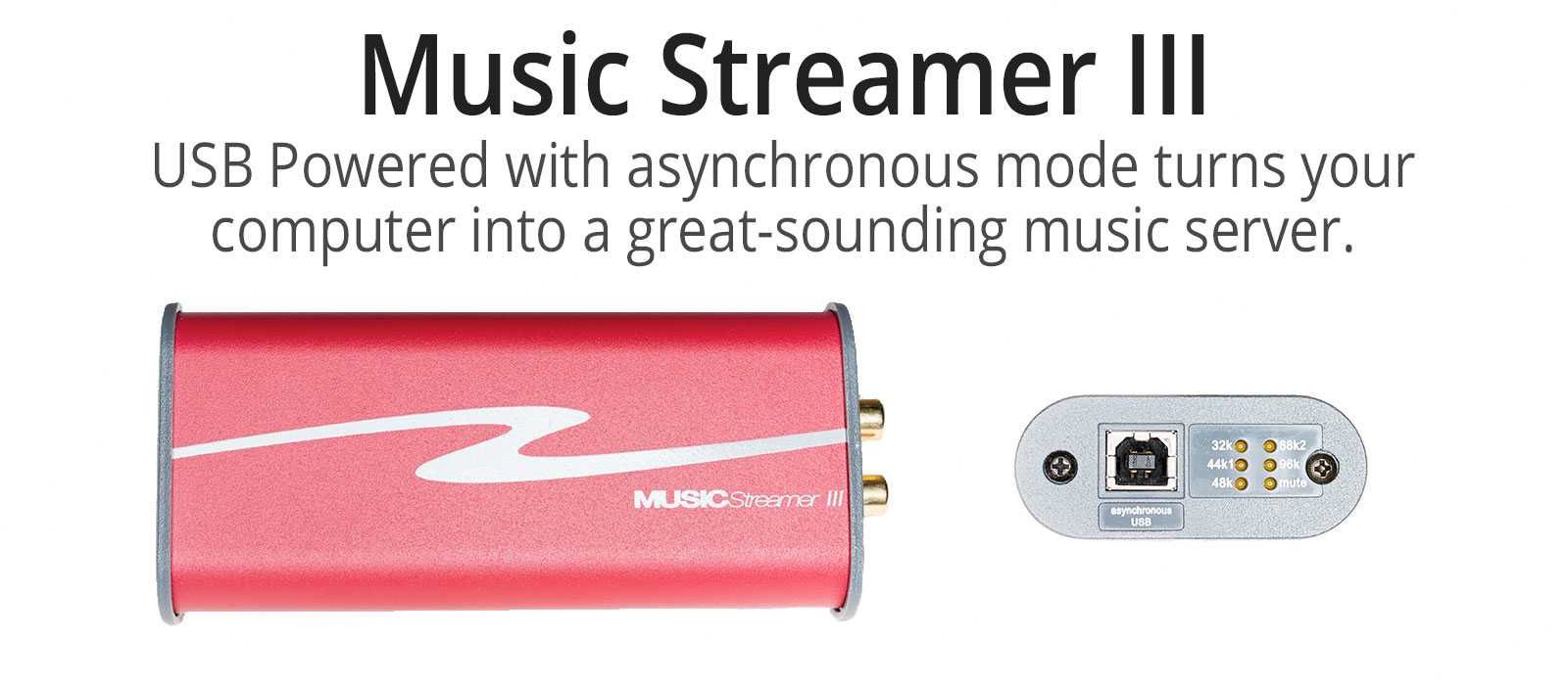 Placa som USB (DAC) Hi-Fi • HRT Music Streamer III • USA • gama alta •