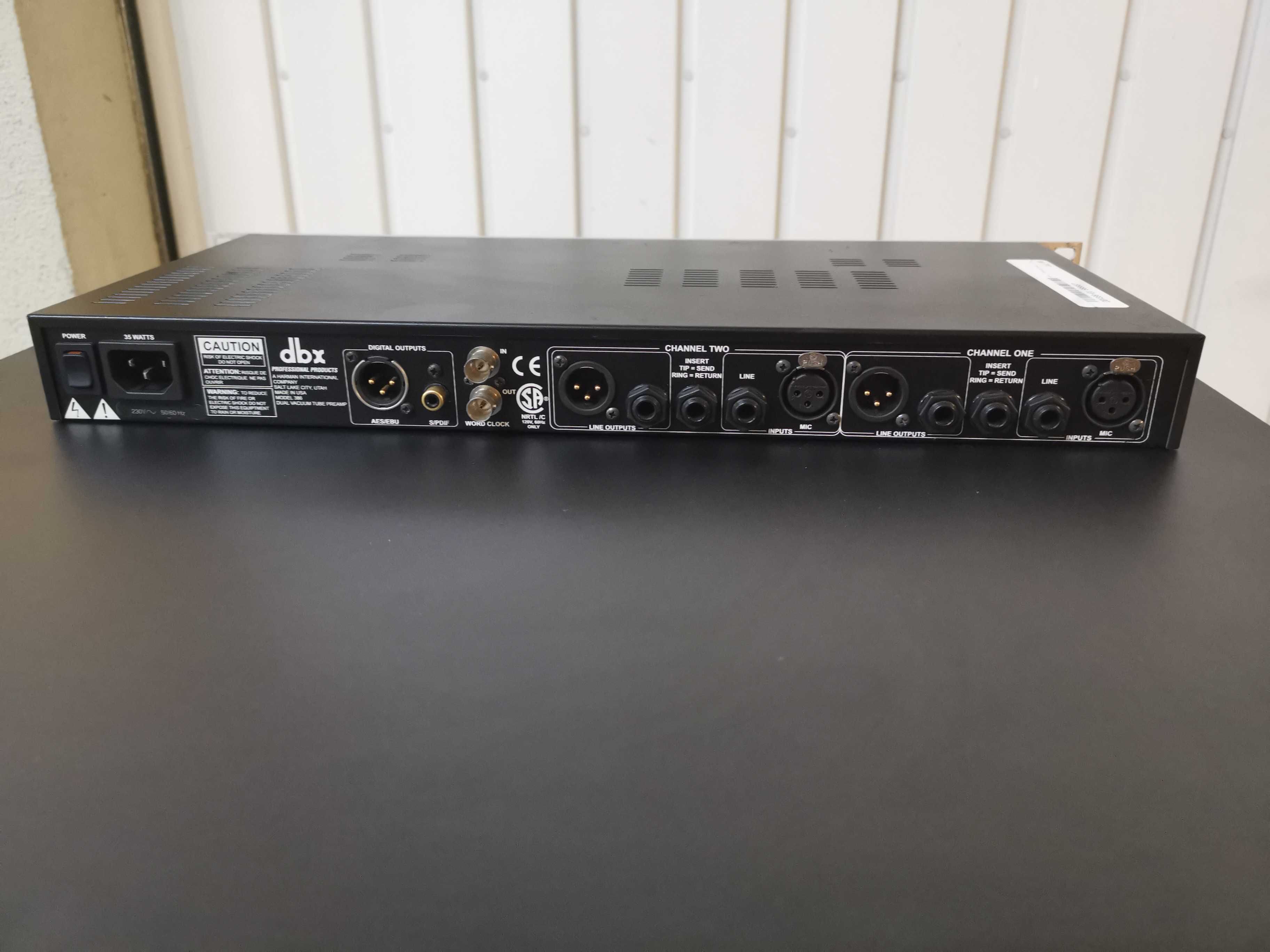 PREAMP - DBX DUAL VACCUM Tube Preamp w/ Digital Out