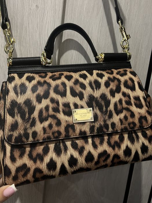 Сумка Dolce&Gabbana леопард