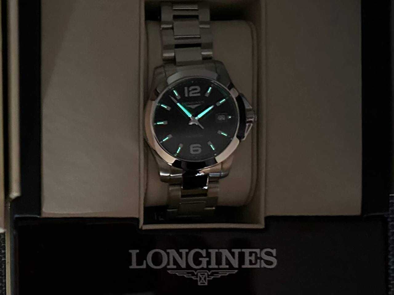 Longines Conquest 34 mm Quartz Black Dial