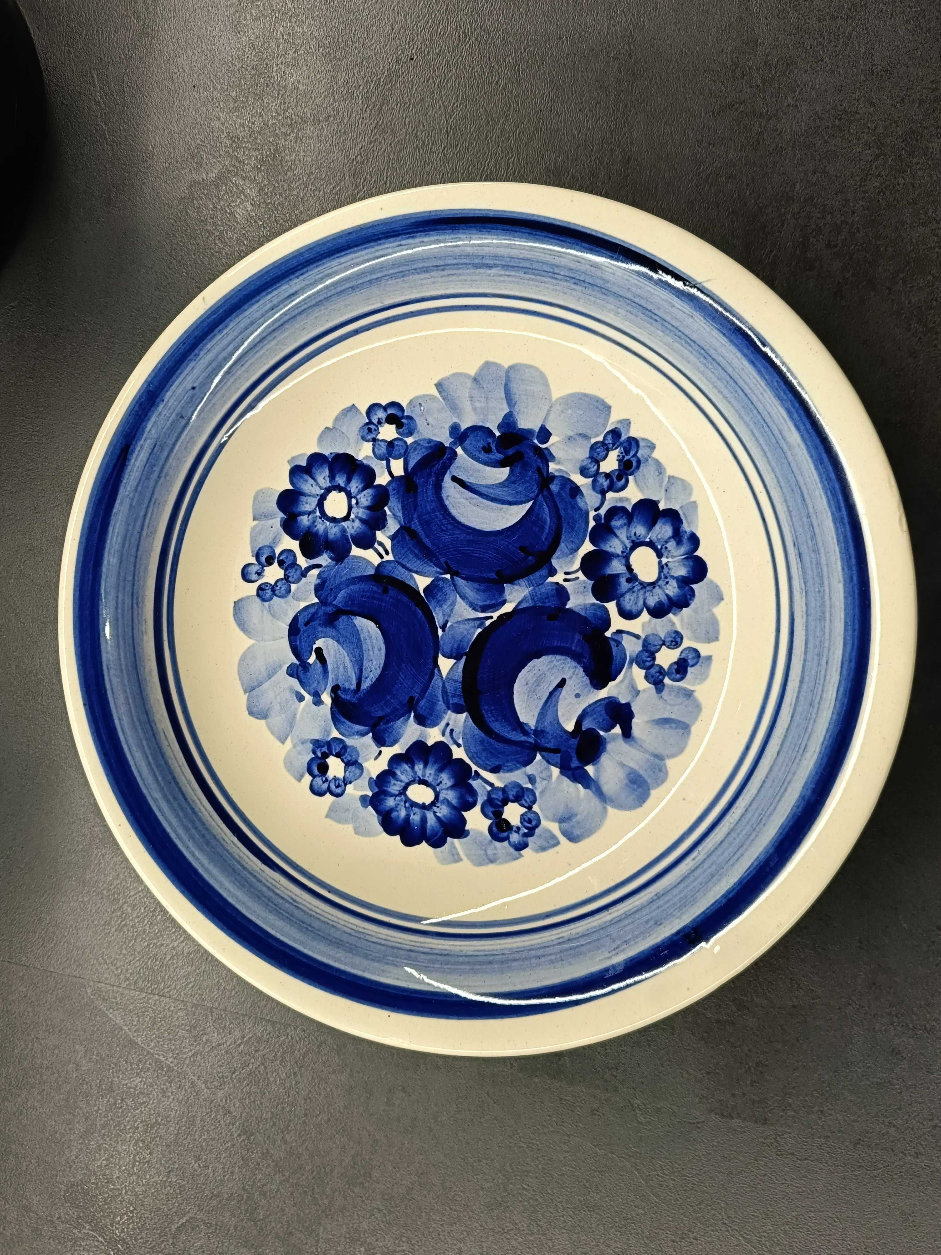 Talerze ozdobne - porcelana - Fajans Włocławek