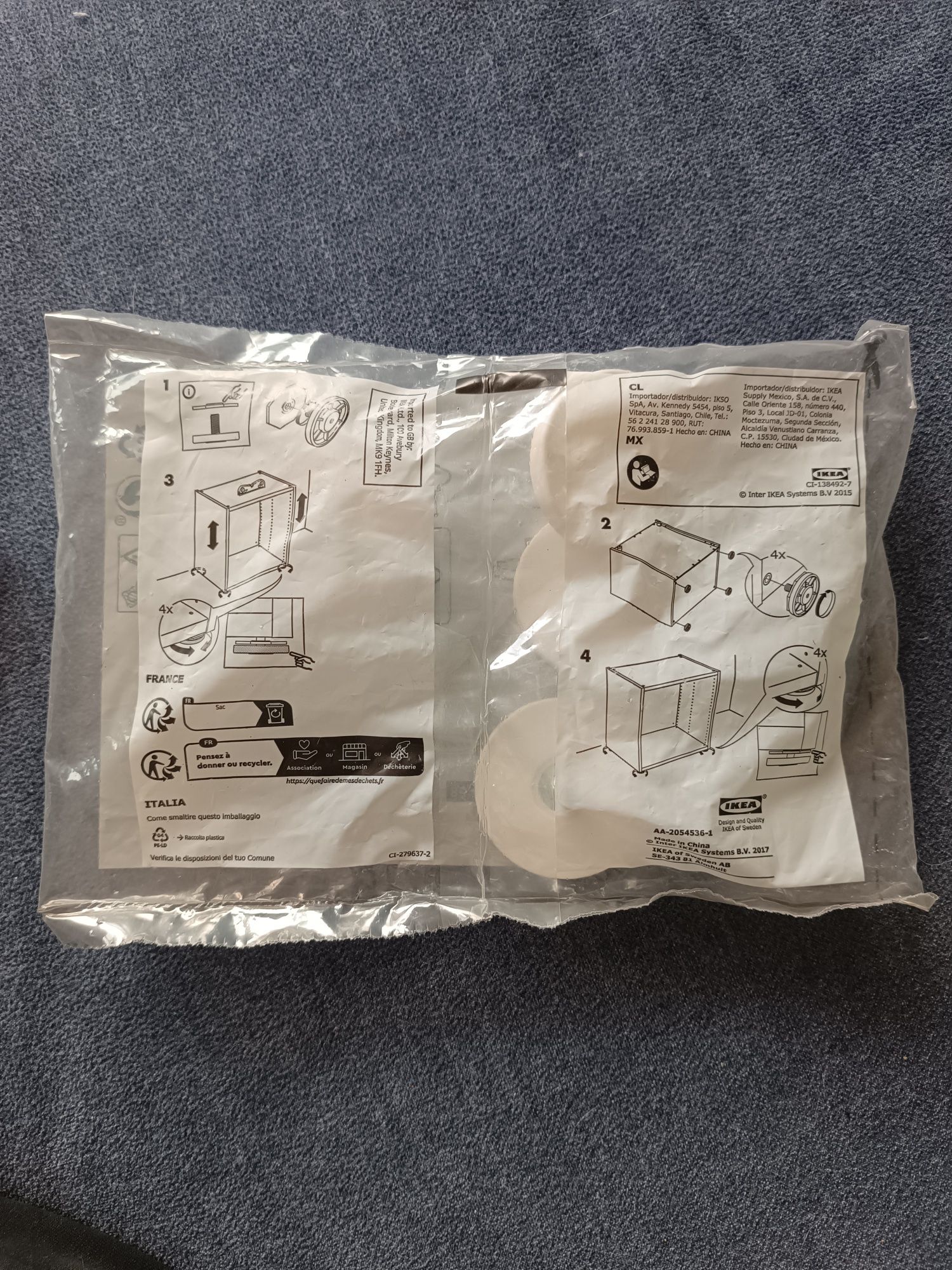 Nogi regulowane Ikea Latthet 1,1 cm 4 sztuki