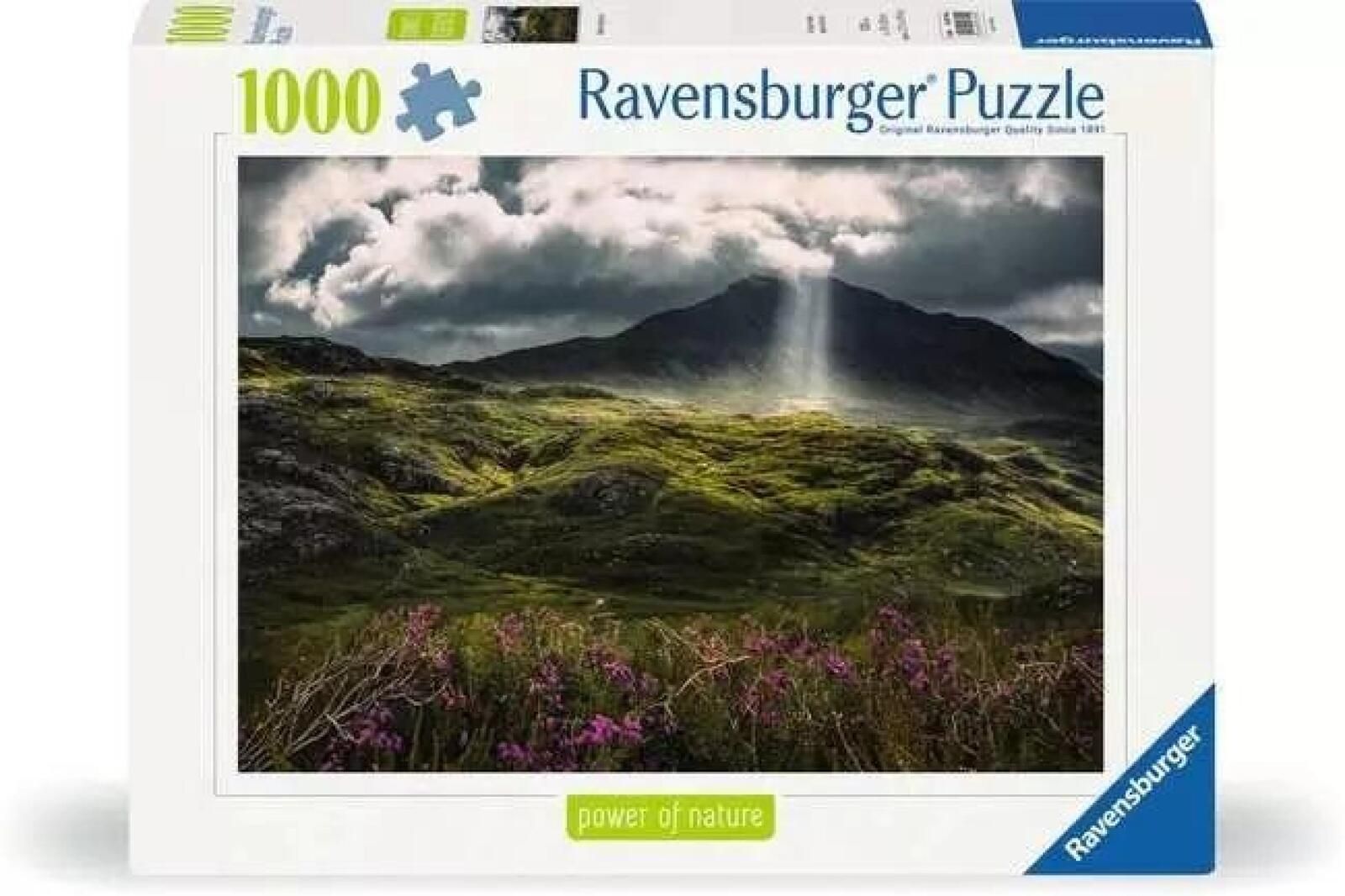 Puzzle 1000 Tajemnica gór pudełko,335x255 mm