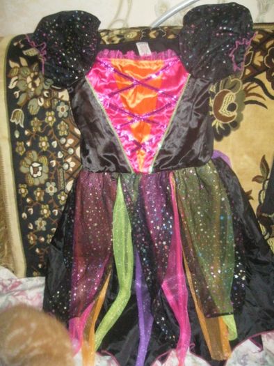 платье карнавальное Хеллоуин на 8-10-11-12лет, 9-12 мес рост до 80 см