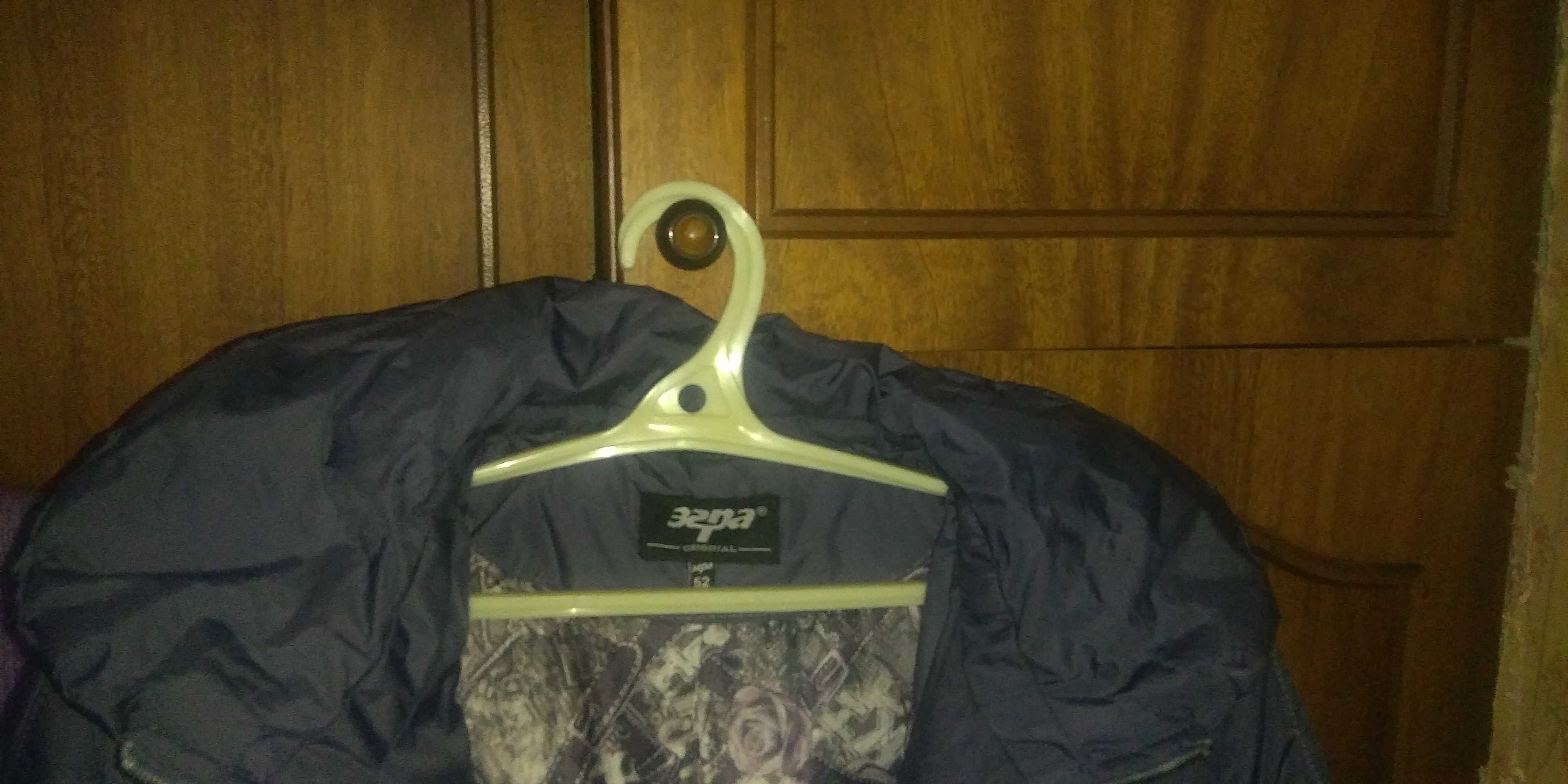 Женское пальто на синтепоне синтепоне фиолетового цвета. Р.50-52