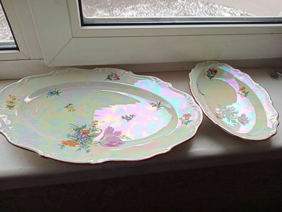 Чайно-кавовий сервіз Мадона-"Троянди" і столовий "Польові квіти"