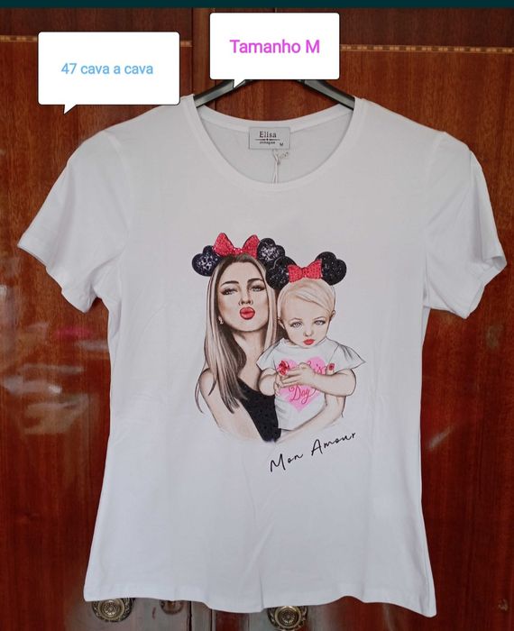 T-shirts com vários padrões