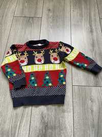 Новорічний светр для хлопчика, кофта, р. 86
