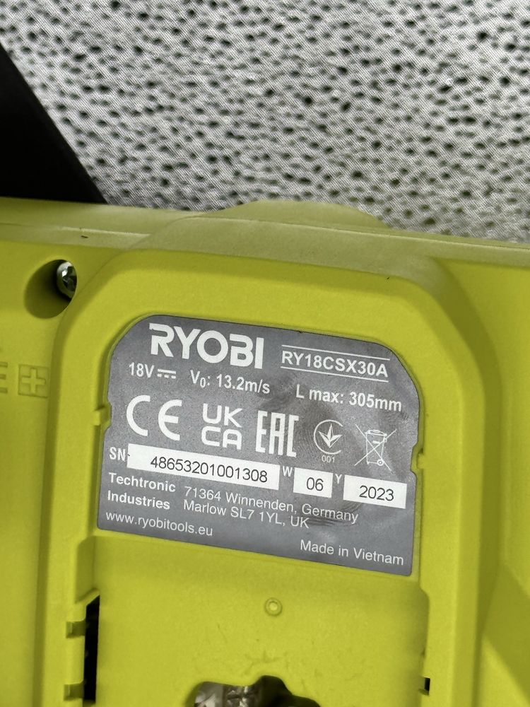 Цепная пила Ryobi ONE+HP RY18CSX30A елктропила бензопила