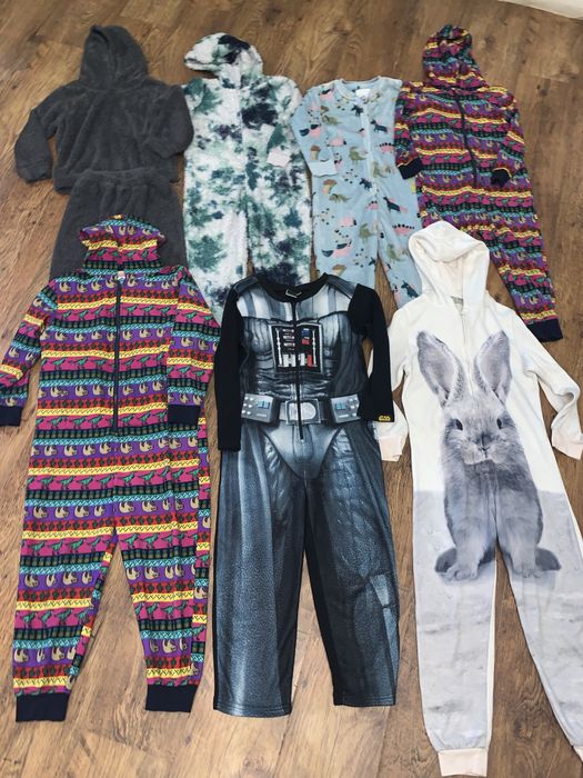 Набор  теплых пижам для мальчика 5-6 л,7-8 л