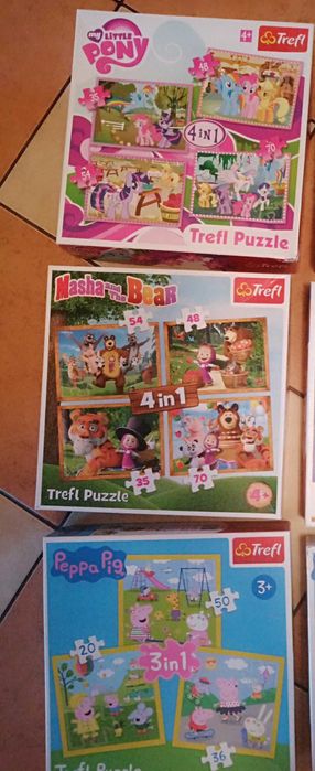 Puzzle 4+ Peppa, Pony, Masza