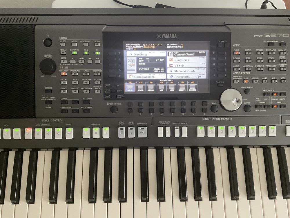 Keyboard YAMAHA PSR S970