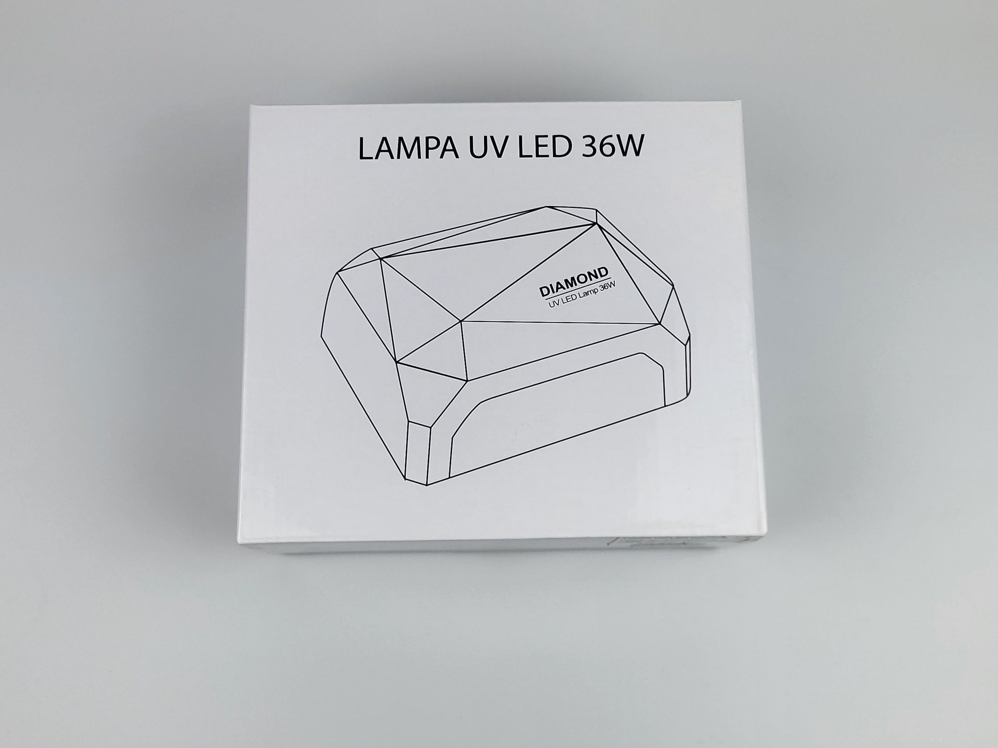 Lampa UV LED 36W DIAMOND Biała do utwardzania lakieru hybrydowego