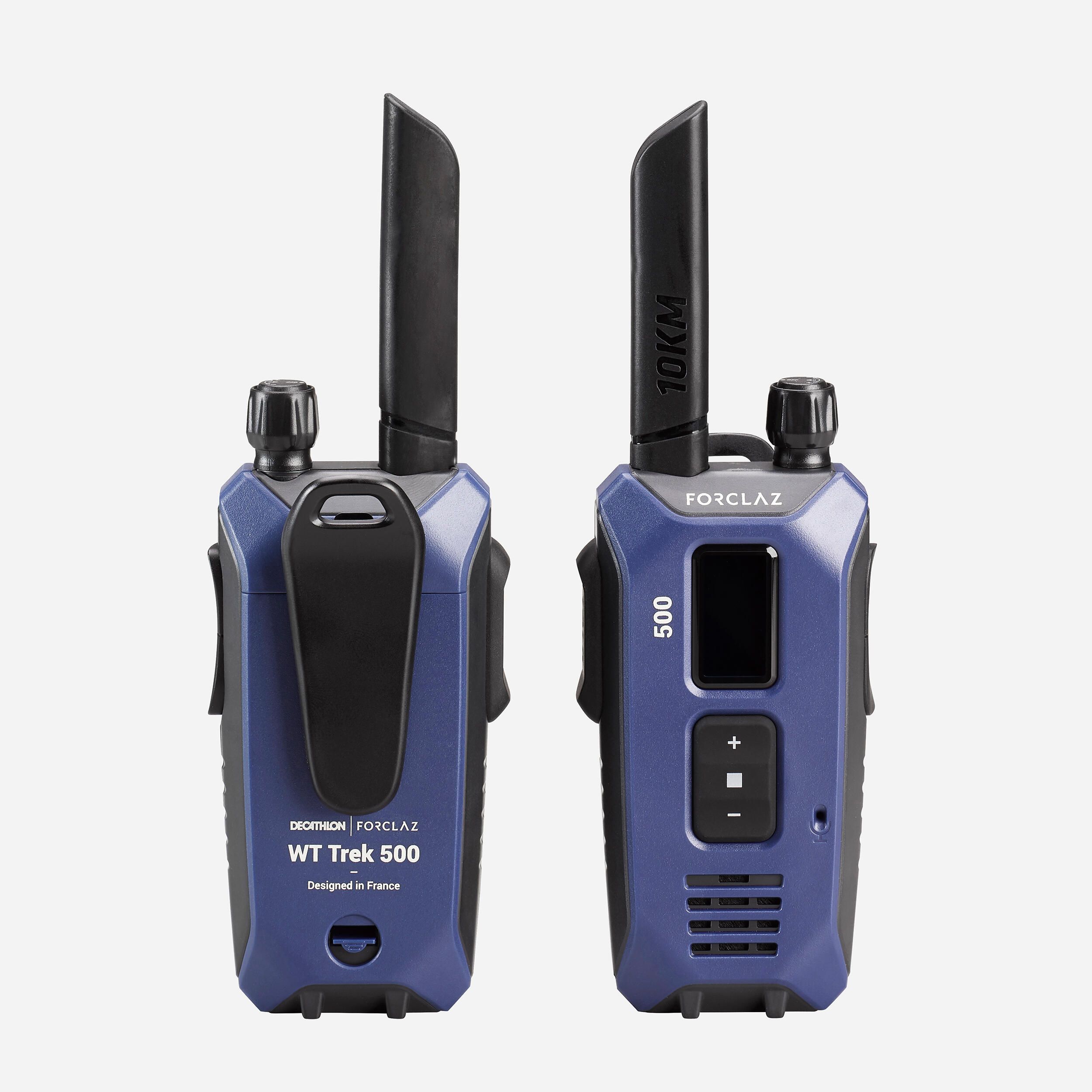 Par de Walkie-talkies recarregáveis por USB - WT TREK 500 -