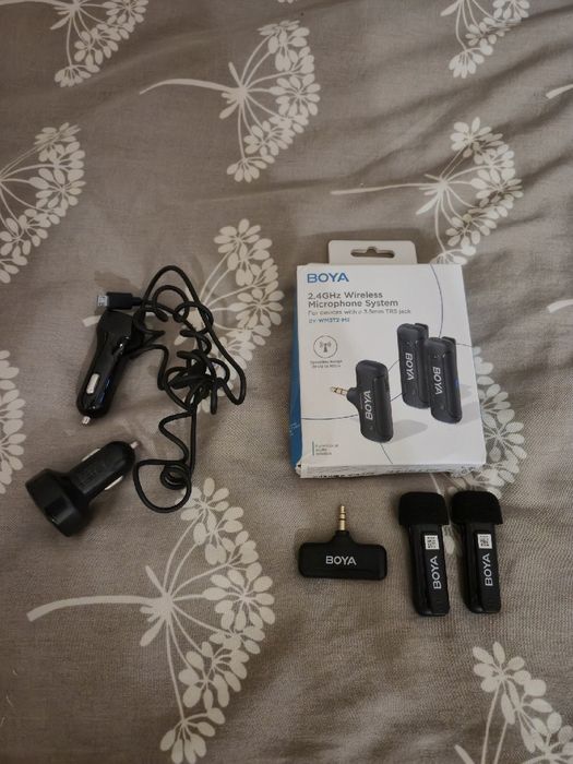 Mikrofon krawatowy boya by-wm3t2-m2 2.4GHz