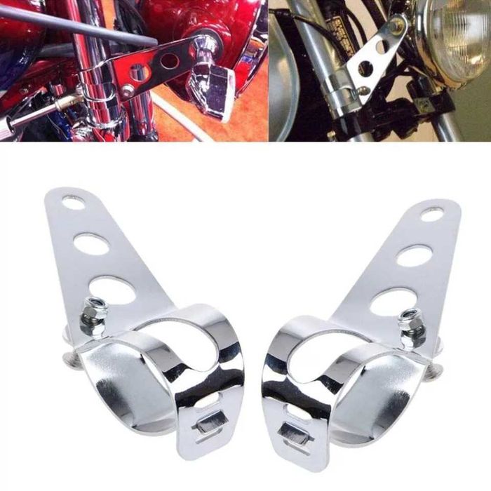 Крепление крепежи фары мотоцикла универсальные металлические
