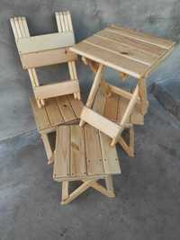 Стільці дерев'яні розкладні, стульчики, табурети