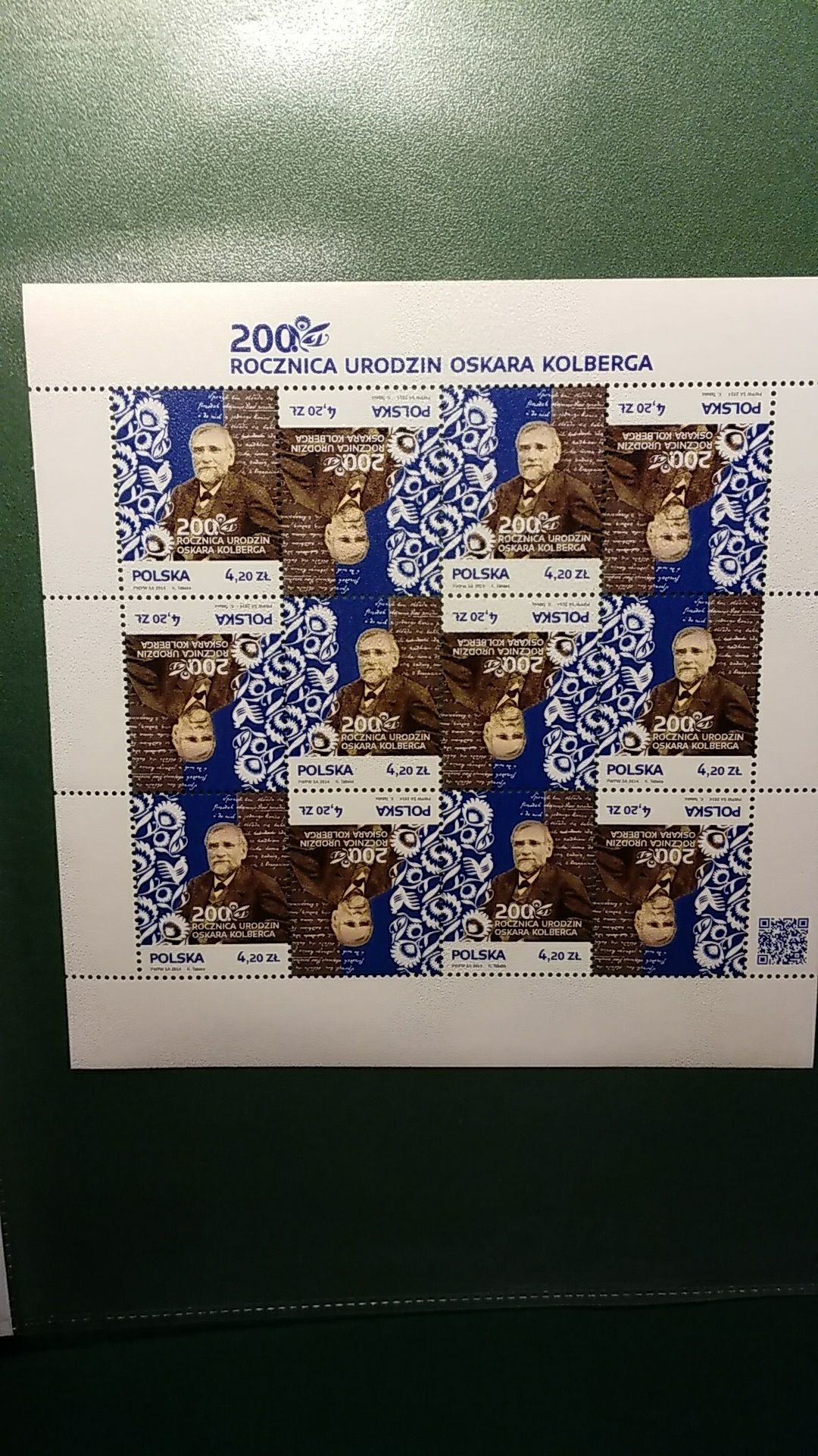 Arkusze znaczków z lat 2002 do 2018