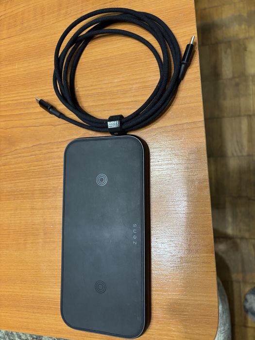 Zens Dual Aluminium Wireless Charger 20W Black