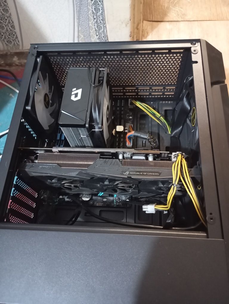 Компьютер e5 1650 v3 и rx 580