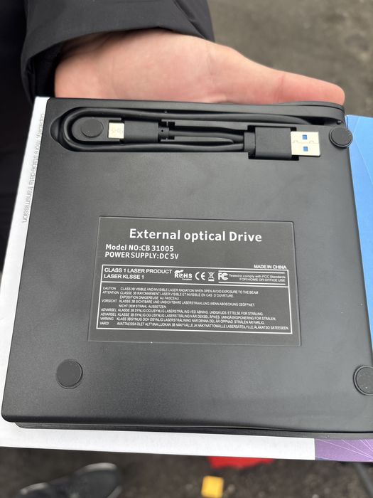 Zewnętrzny napęd optyczny USB 3.0 (Pop-Up Mobile External Drive)