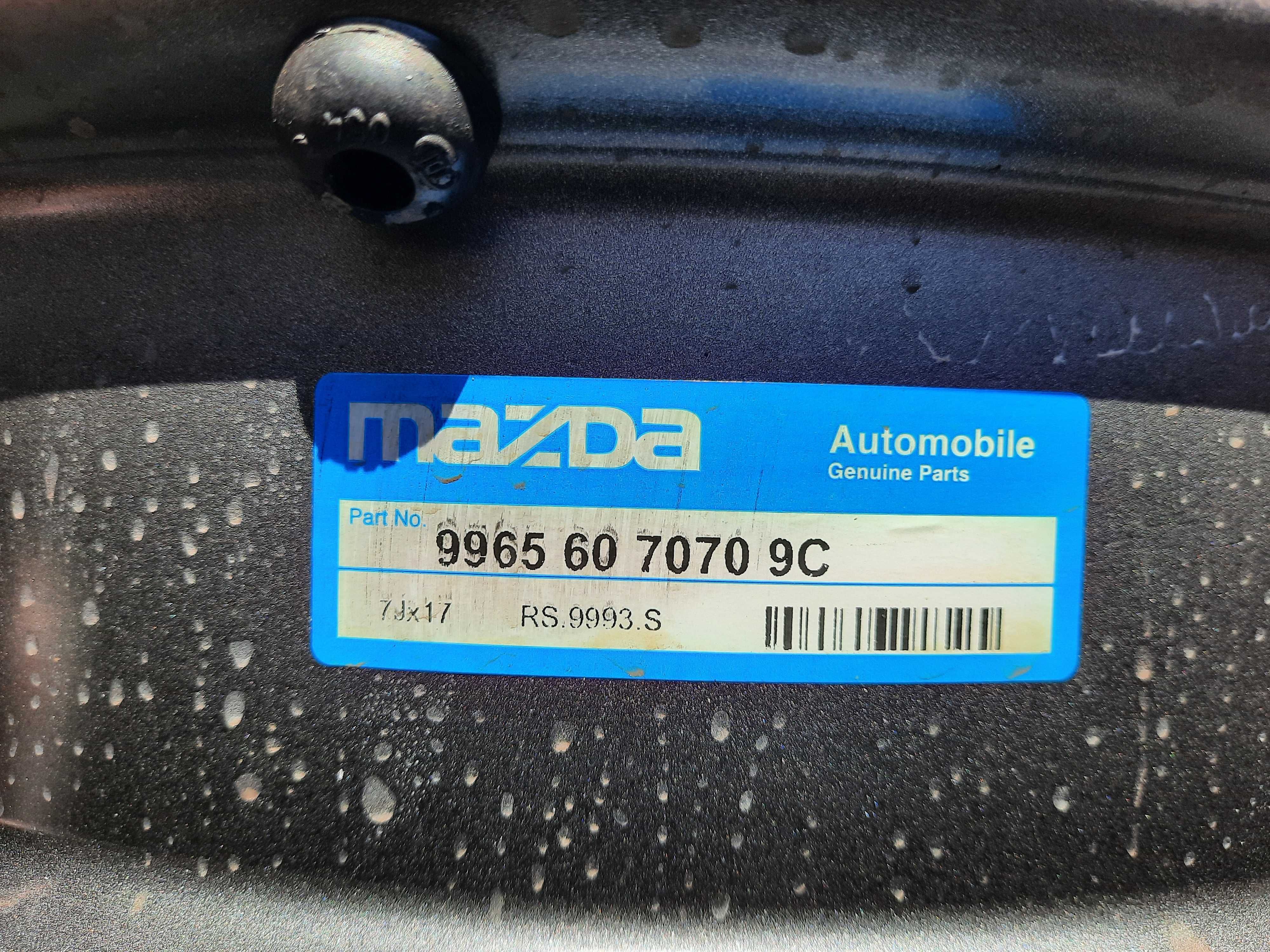 Oryginalne felgi stalowe MAZDA CX-5 17" 5x114,3x67,1 ET50