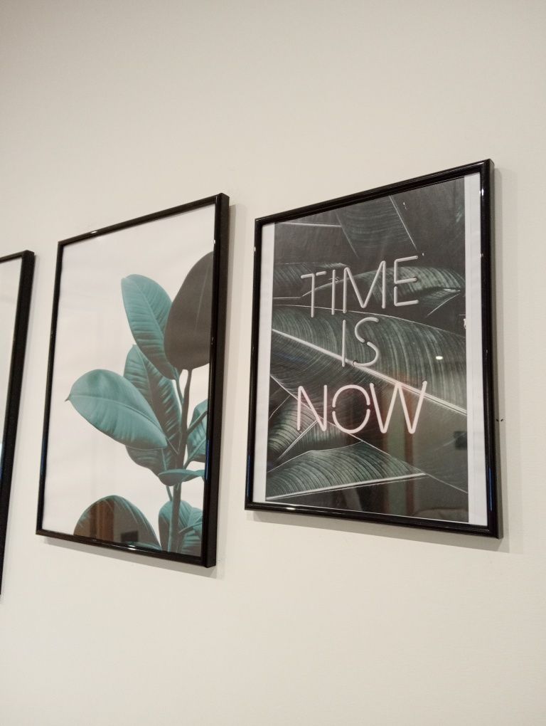 Conjunto de quadros com posters