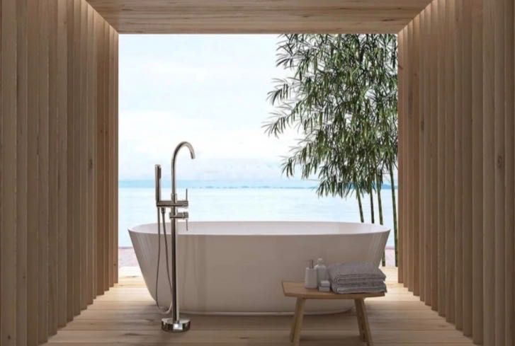 Bateria wannowa wolnostojąca podłogowa REA ORTIS