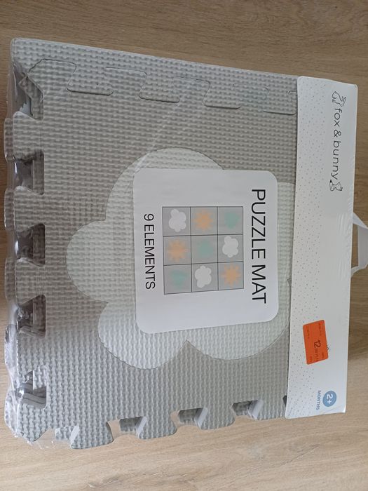 Nowe Puzzle piankowe Mata piankowa sinsay 9 elementów gox &bunny