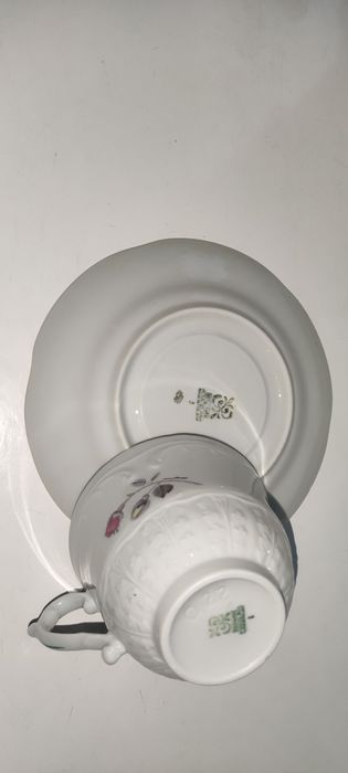 PRL duża filiżanka Carry Włocławek i inne