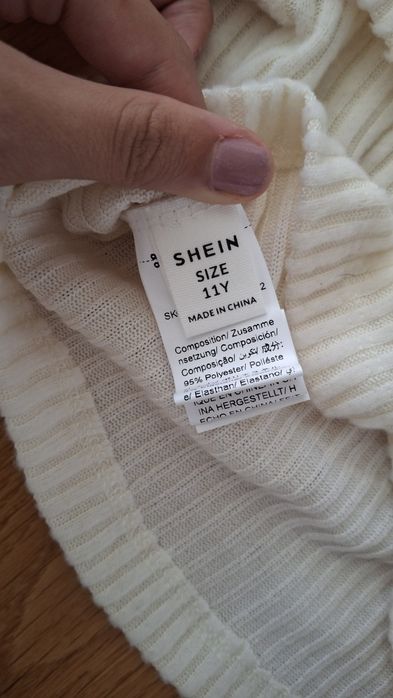 Top de manga comprida de criança - 11 anos